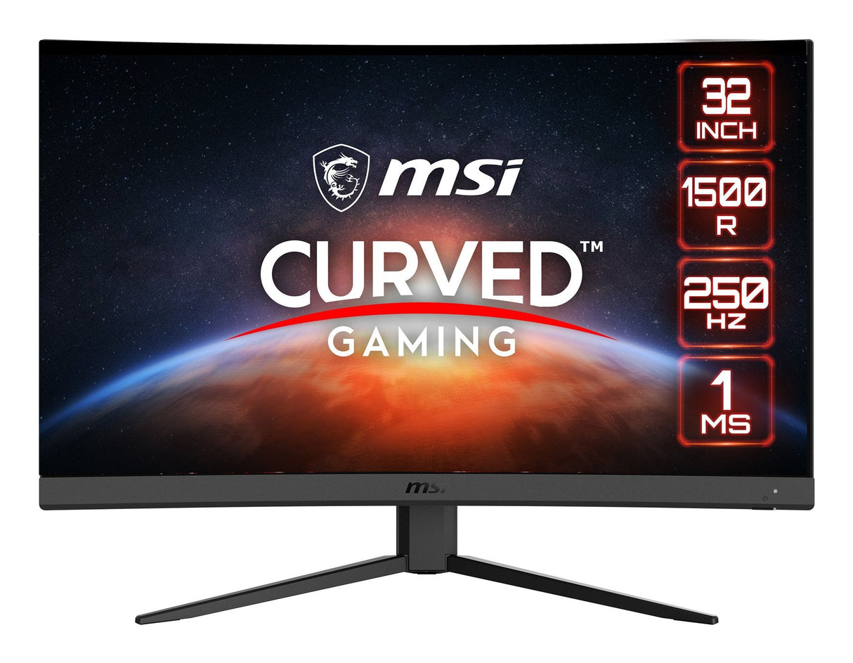 Monitor Msi G32c4x 31.5" Va Fhd Curvo 1500r 300cd M2 250hz 1ms Hdmix2 Dp