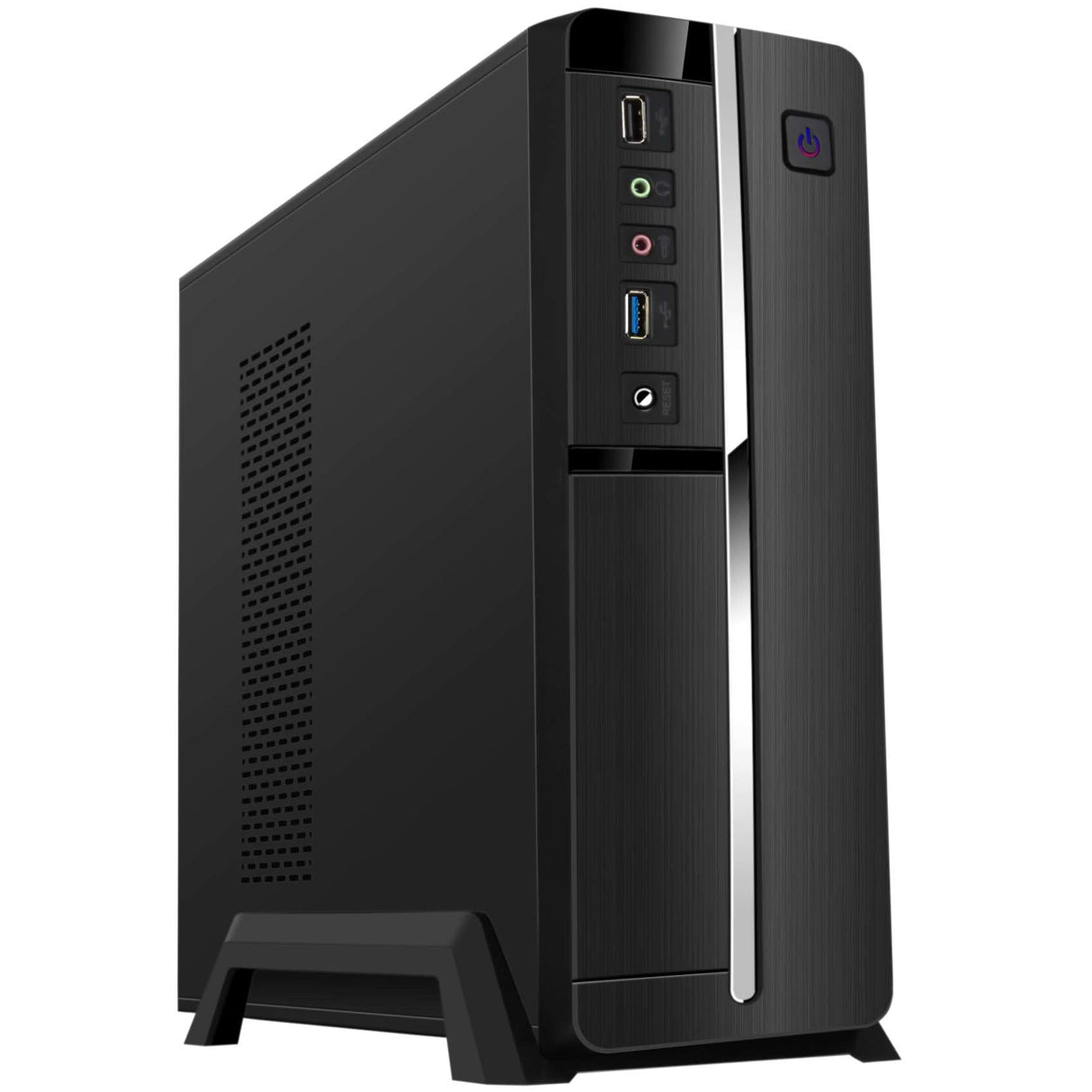 Tooq Caja Micro Atx, Mini Itx Slim - Fuente De Alimentacion 500w - 1x Hdd3,5 + 1x Sdd2,5 + 1x Hdd5.25 - Usb-2.0, Usb