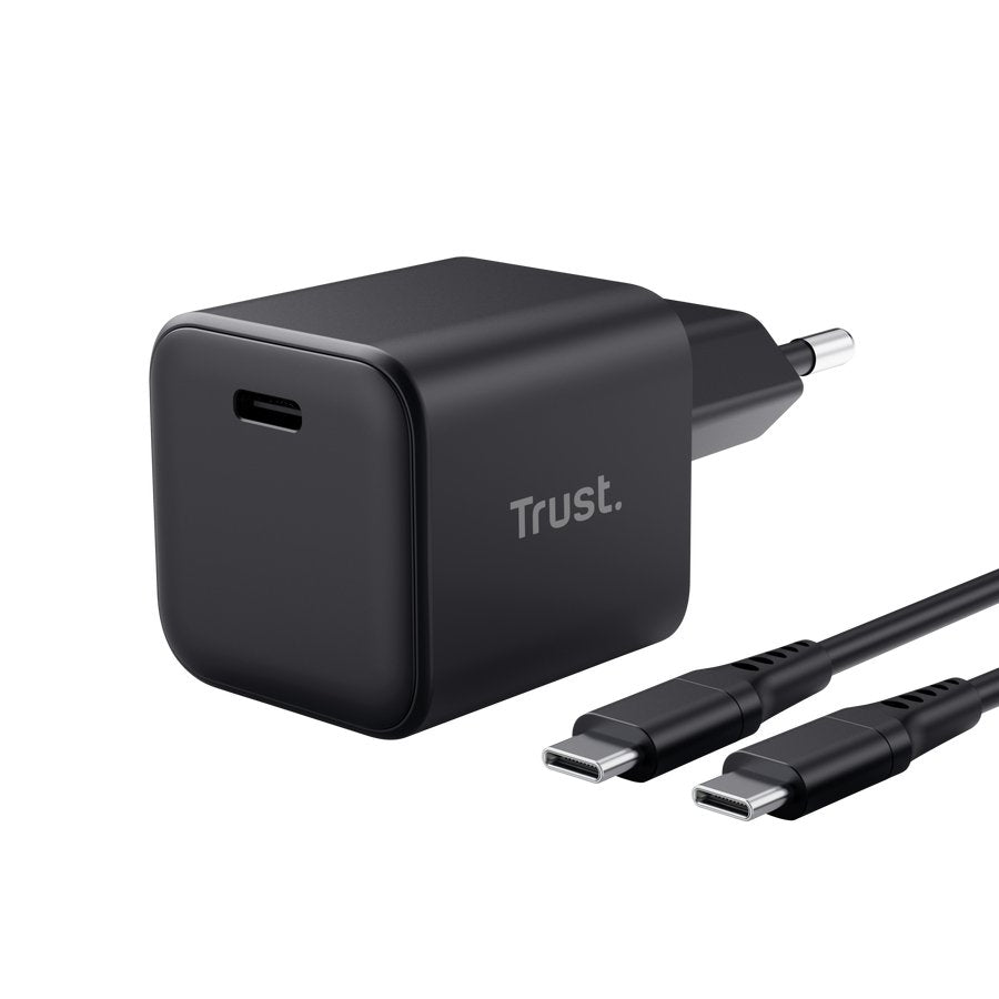 EAN 8713439260465 - Trust 26046 cargador de dispositivo móvil Universal Negro Corriente alterna Carga rápida Interior imagen 1
