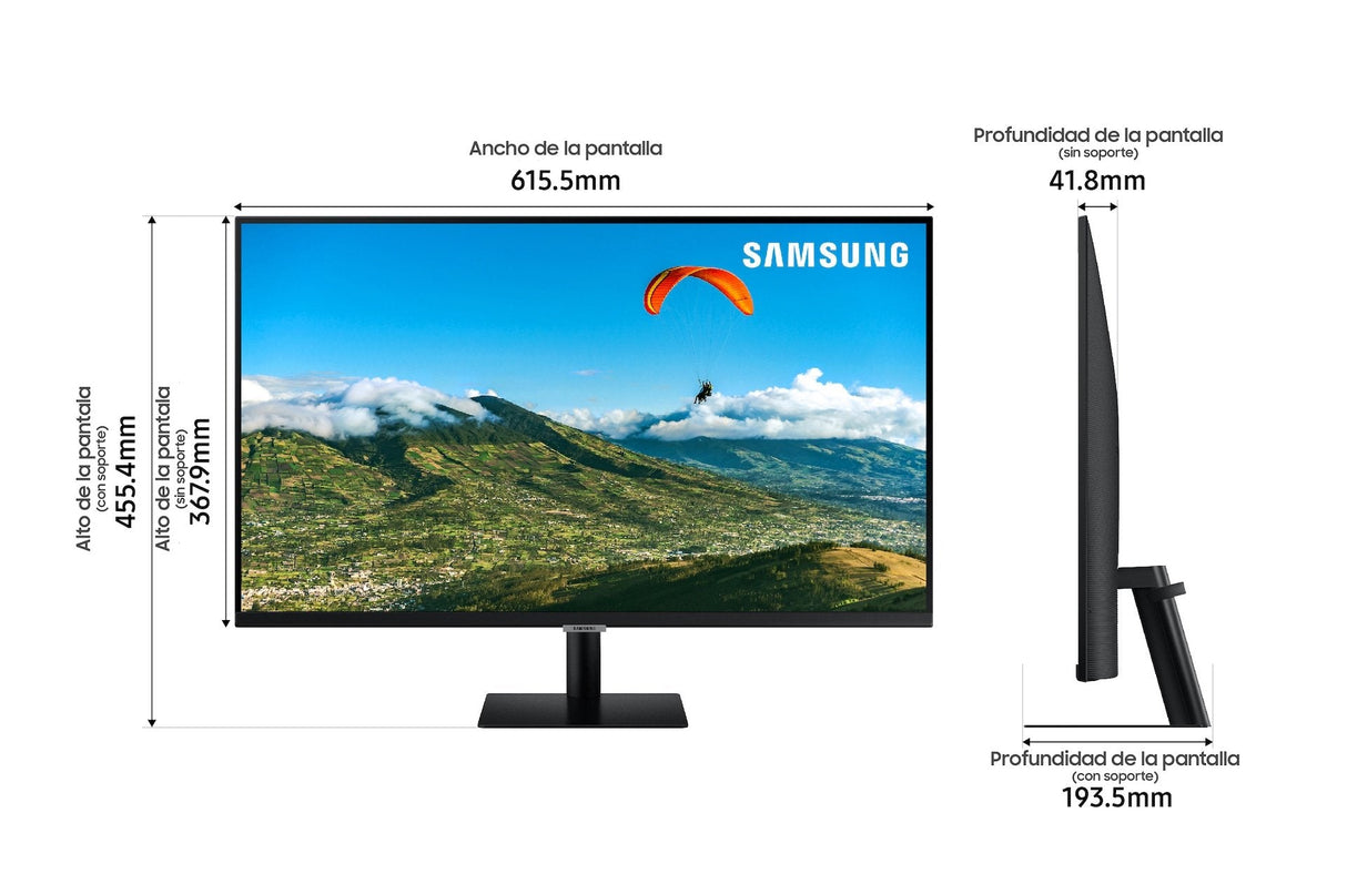 Monitor Samsung Ls27am500nr 27" Va Fhd 1920x1080 16:9 1000:1 250cd/M2 60hz Hdmi