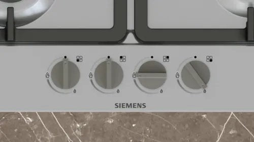 Siemens Eg6b5pk90 Hobs Negro, Acero Inoxidable Integrado 60 Cm Encimera De Gas 4 Zona(S)