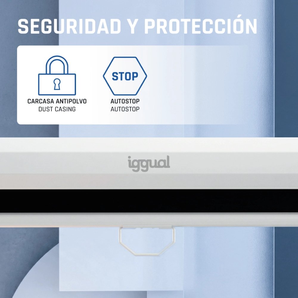 EAN 8435364308486 - iggual PSIMS200 pantalla de proyección 2,82 m (111") 1:1 imagen 13