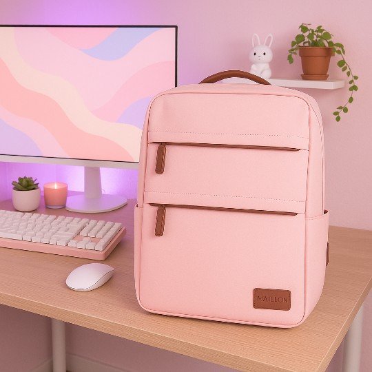 Mochila Lucerna Usb 16 Pink