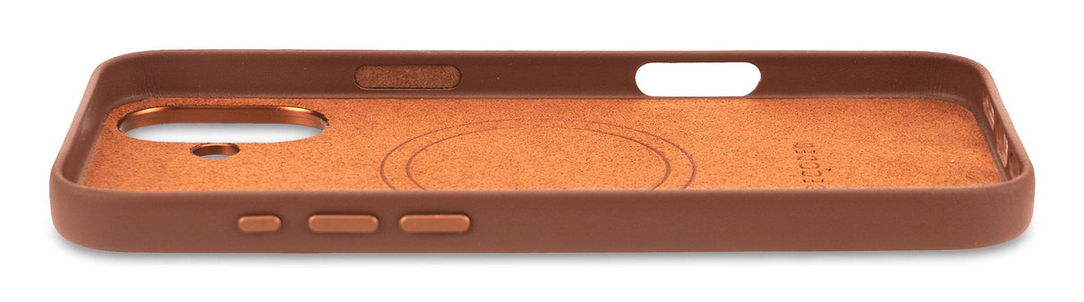 Decoded Leather Backcover Iphone 16 Plus Tan