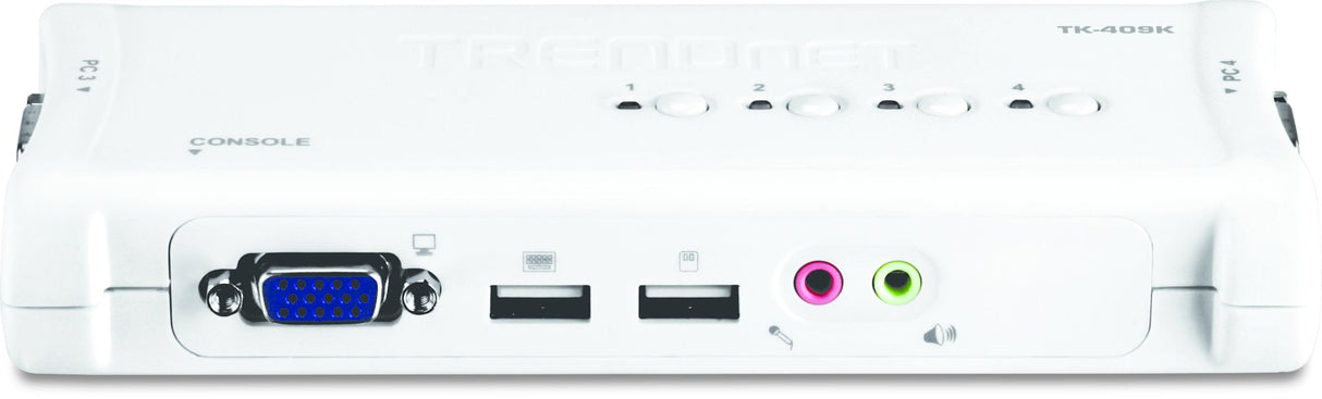 EAN 0710931304299 - Trendnet TK-409K interruptor KVM Azul imagen 2
