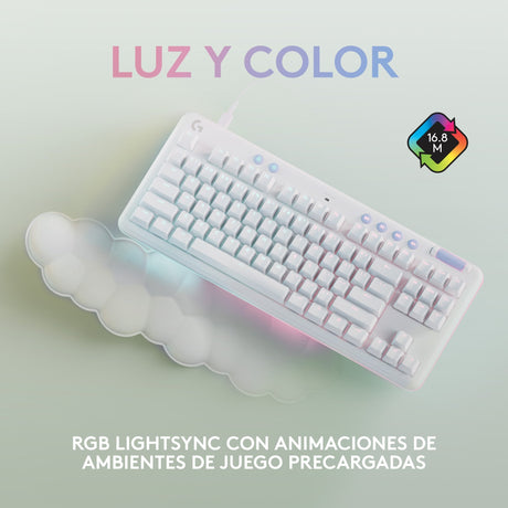 EAN 5099206098572 - Logitech G 920-010414 teclado Juego USB QWERTY Español Blanco imagen 3