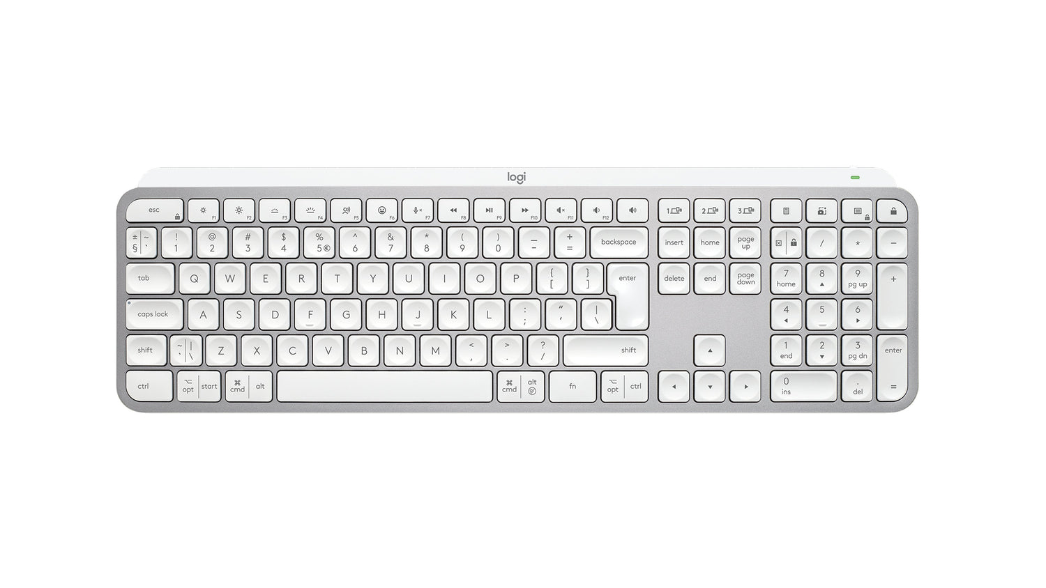 EAN 5099206112155 - Logitech 920-011588 teclado Universal RF Wireless + Bluetooth QWERTY Internacional de EE.UU. Aluminio, Bl imagen 5