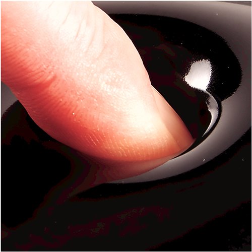 Fellowes Alfombrilla Reposamuñecas Gel Crystal Negro