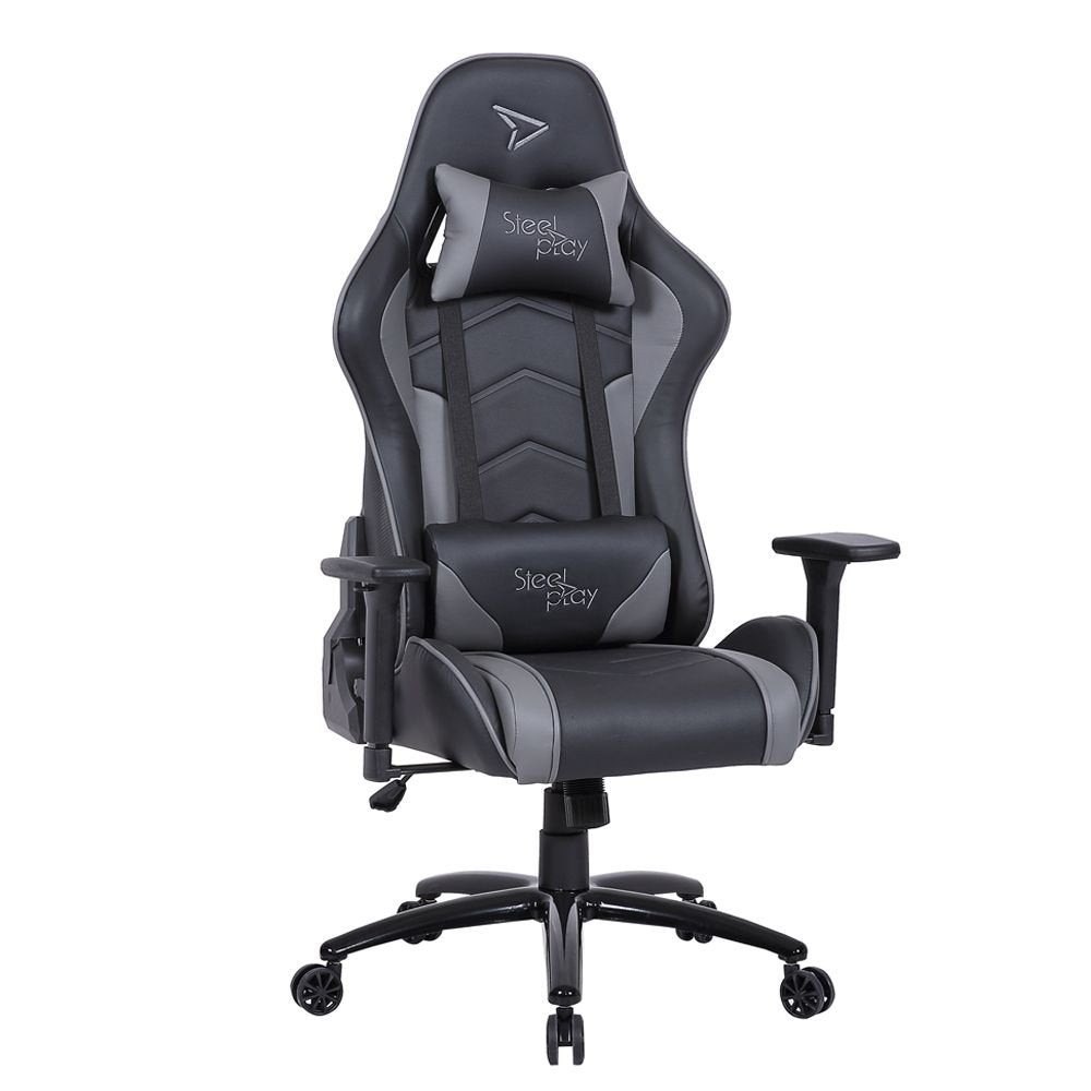 Silla De Gaming Para Pc Steelplay Sgc01 Gris