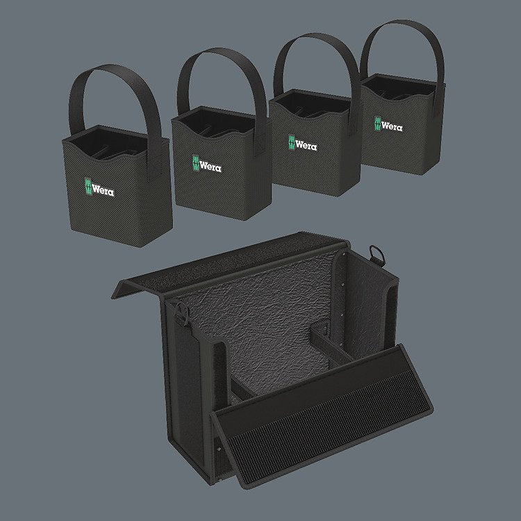 EAN 4013288211491 - Wera 05004357001 pieza pequeña y caja de herramientas Caja de herramientas rígida Negro imagen 2