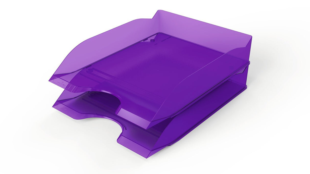 Durable Briefablagen Basic A4-C4 Mapelbar Lila Transparentee