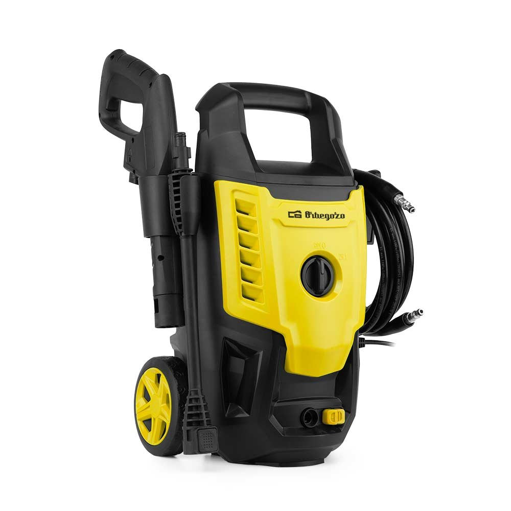 Orbegozo Hdl 1400 Hidrolimpiadora Potente Y Eficiente - 105 Bares De Presion - Caudal De 330 L/H - Boquilla De Espuma