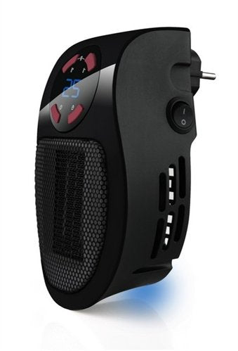 Minicalefactor Cerámico Portátil Taurus Tropicano Plug Heater 500w 2 Intensidades Caudal Aire Caliente Temporizador