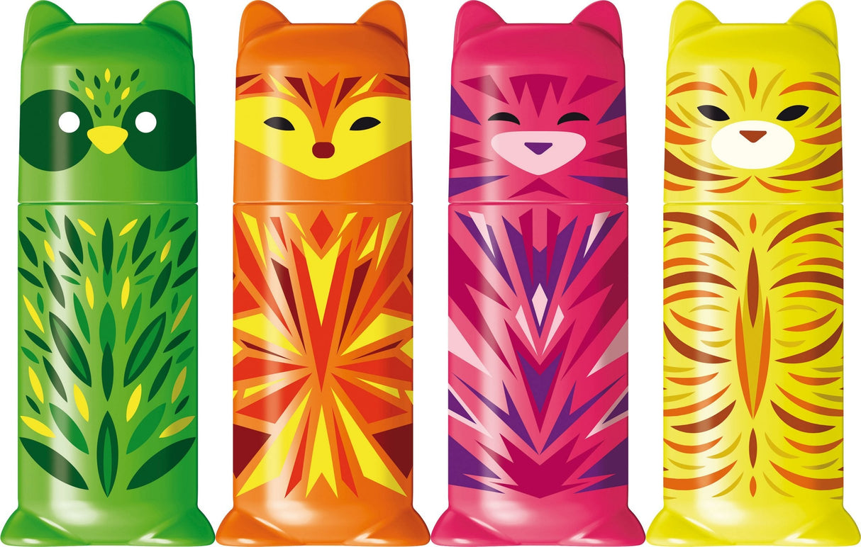 Maped Marcador Mini Friends Surtido Fluorescente En Estuche De 4