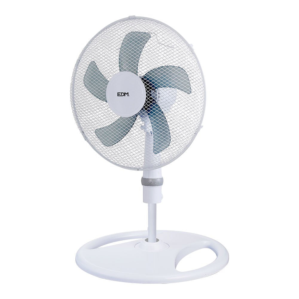 Ventilador 3 En 1, Blanco, Potencia 45 W, Aspas Ø40 Cm, Altura Regulable 107-133 Cm