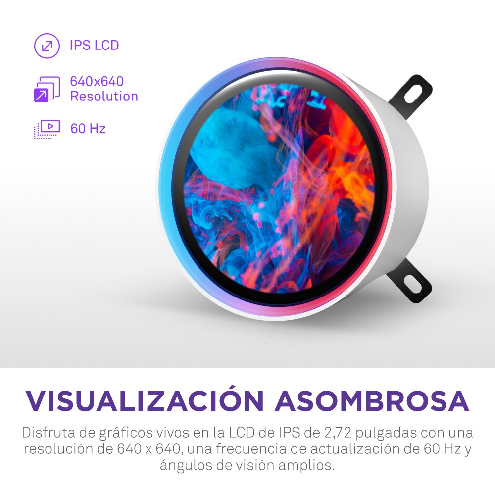 EAN 5056547204178 - NZXT Kraken Elite 280 RGB Procesador Sistema de refrigeración líquida todo en uno 14 cm Blanco 1 pieza(s) imagen 8