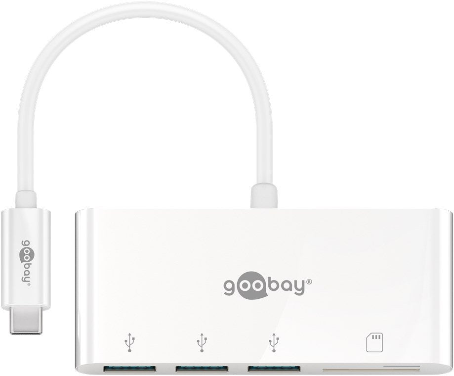 EAN 4040849407598 - Goobay 40759 hub de interfaz USB Tipo C Blanco imagen 1