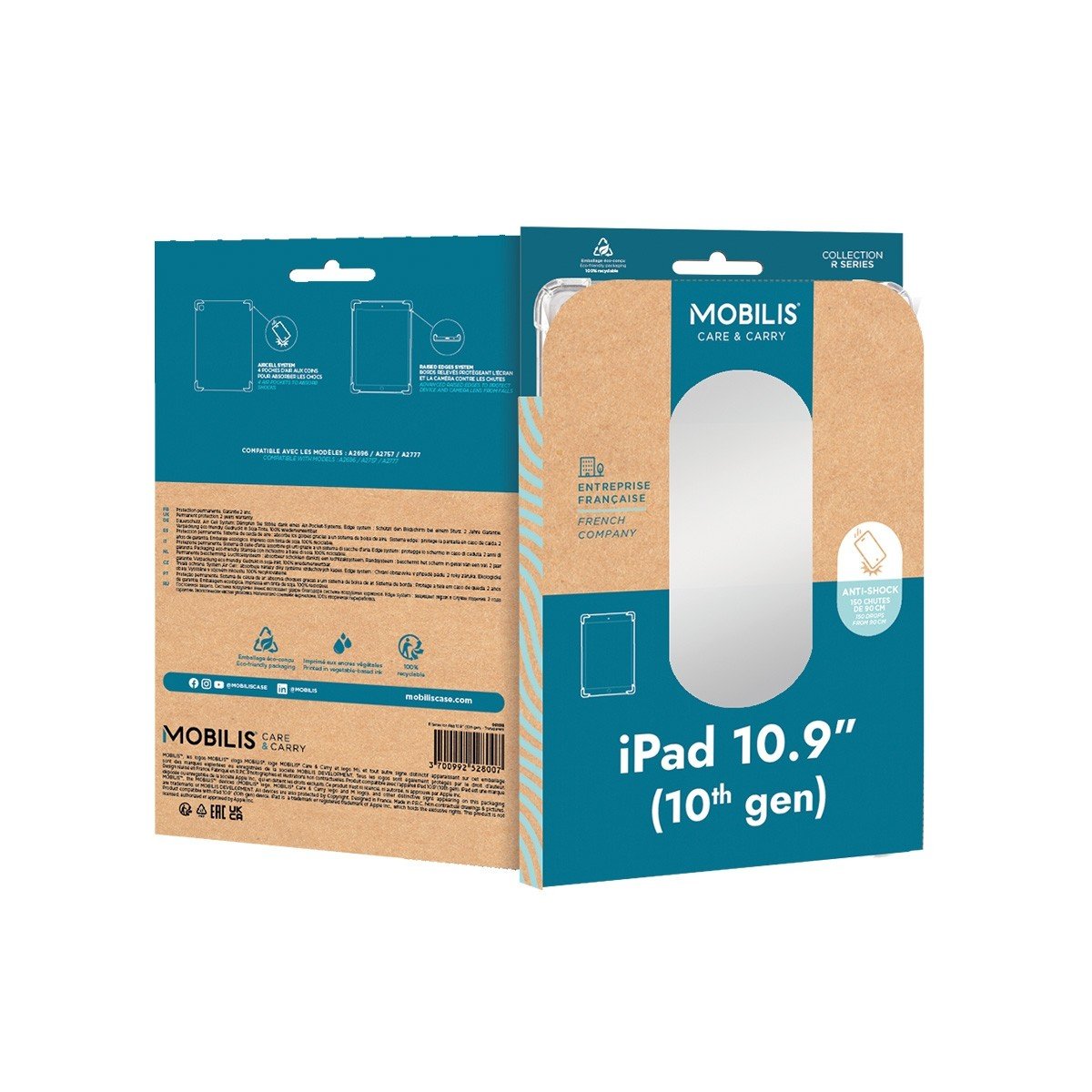 EAN 3700992528007 - Mobilis 061018 funda para tablet 27,7 cm (10.9") Transparente imagen 2