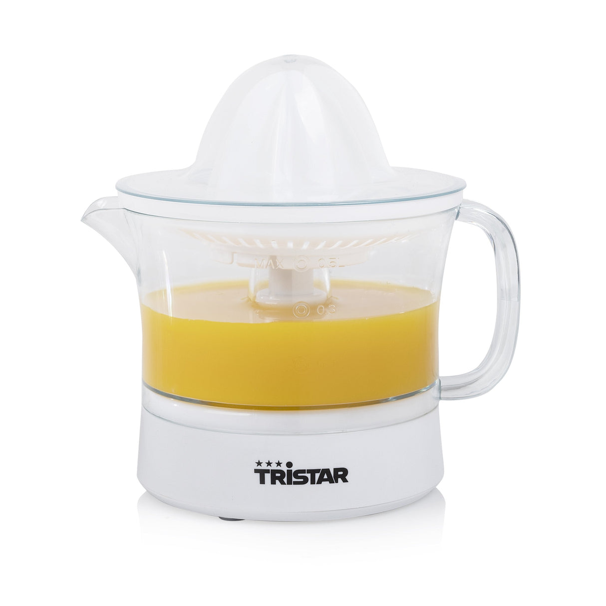 EAN 8713016091659 - Tristar CP-3005 prensa de cítricos eléctricos 0,5 L 25 W Blanco imagen 2