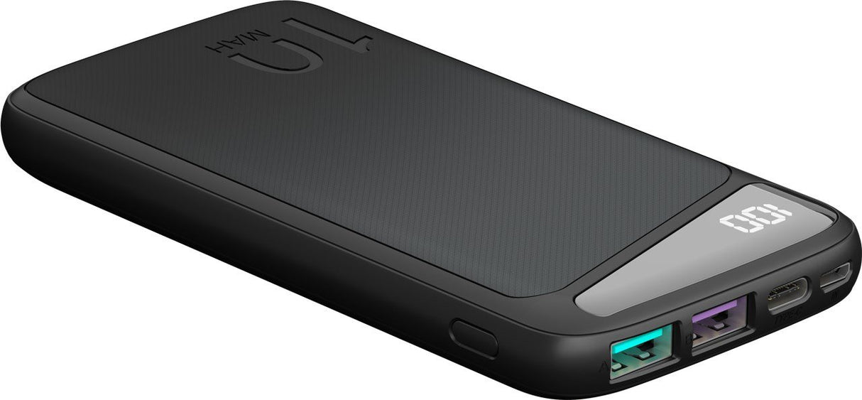 EAN 4040849539367 - Goobay 53936 batería externa Polímero de litio 10000 mAh Negro imagen 3