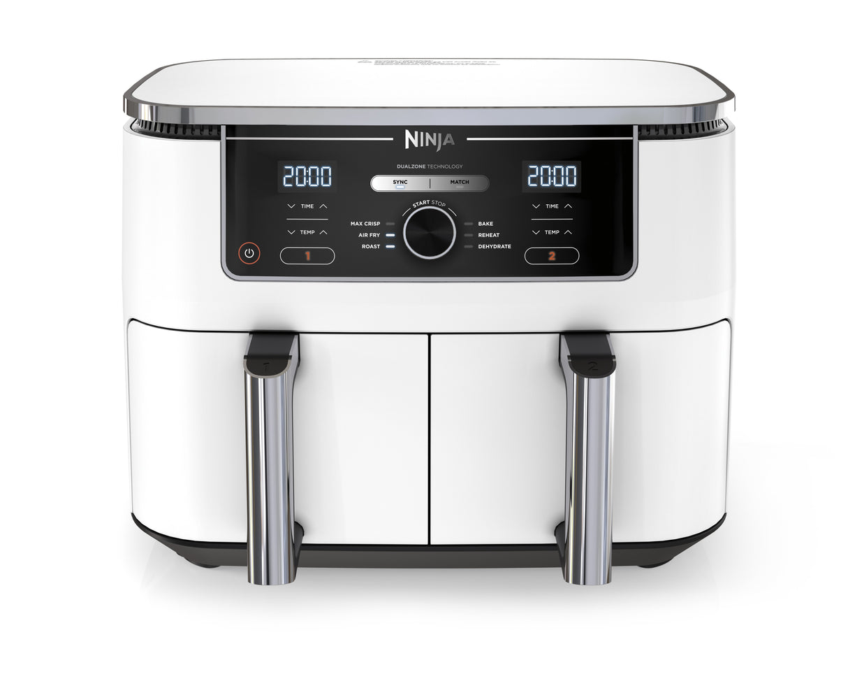 EAN 0622356261180 - Ninja AF400EU Doble 9,5 L Independiente 2470 W Freidora de aire caliente Blanco imagen 1