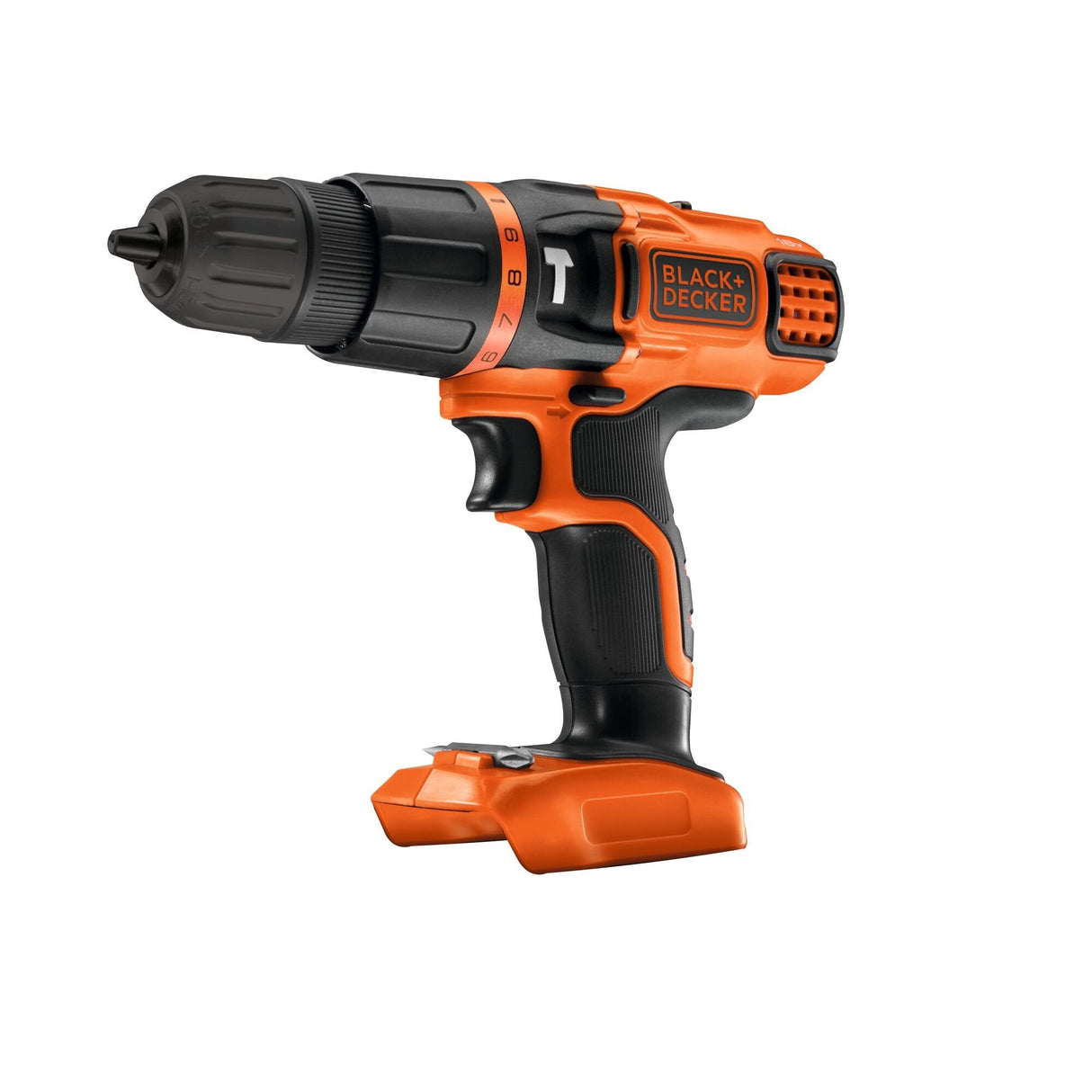 Black+Decker Bdch188n 1350 Rpm Negro, Naranja, Martillo Atornillador Negro/Naranja, Taladro De Pistola, 1 Cm, 1350 Rpm, 2,5 Cm, 1 Cm, 400 Rpm