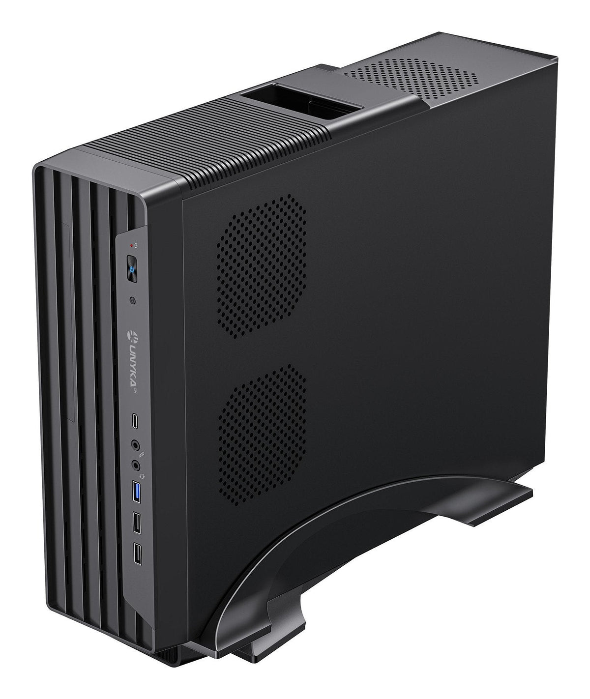 Caja Micro Atx Unykach Uk2012 Cpu Max 80mm Gpu Max 220mm F.A Sfx 300w 80+ Bronze Negro