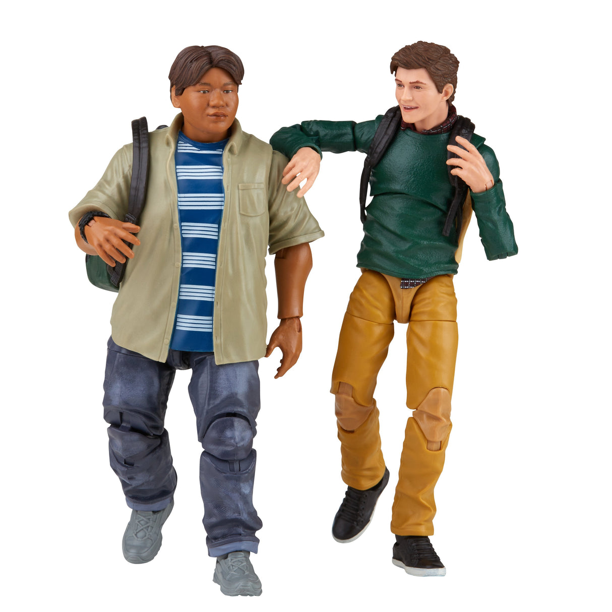 Set 2 Figuras Peter Parker Y Ned Leeds Spiderman Homecoming Marvel Legends 15cm