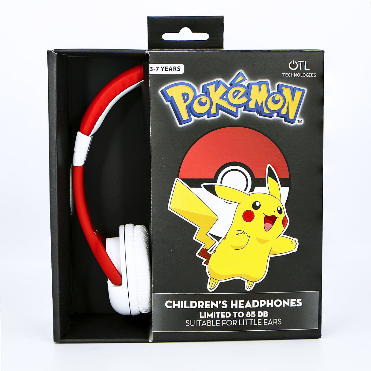 Auriculares Infantiles Otl Pokemon Pokeball/ Jack 3.5/ Rojo Blanco