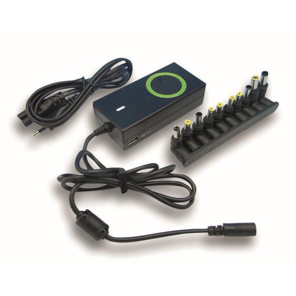 Techly Ipw-Nts70wty Fuente De Alimentación Para Portátil 70w/4.7a 15-19.5v 12 Conectores Dc