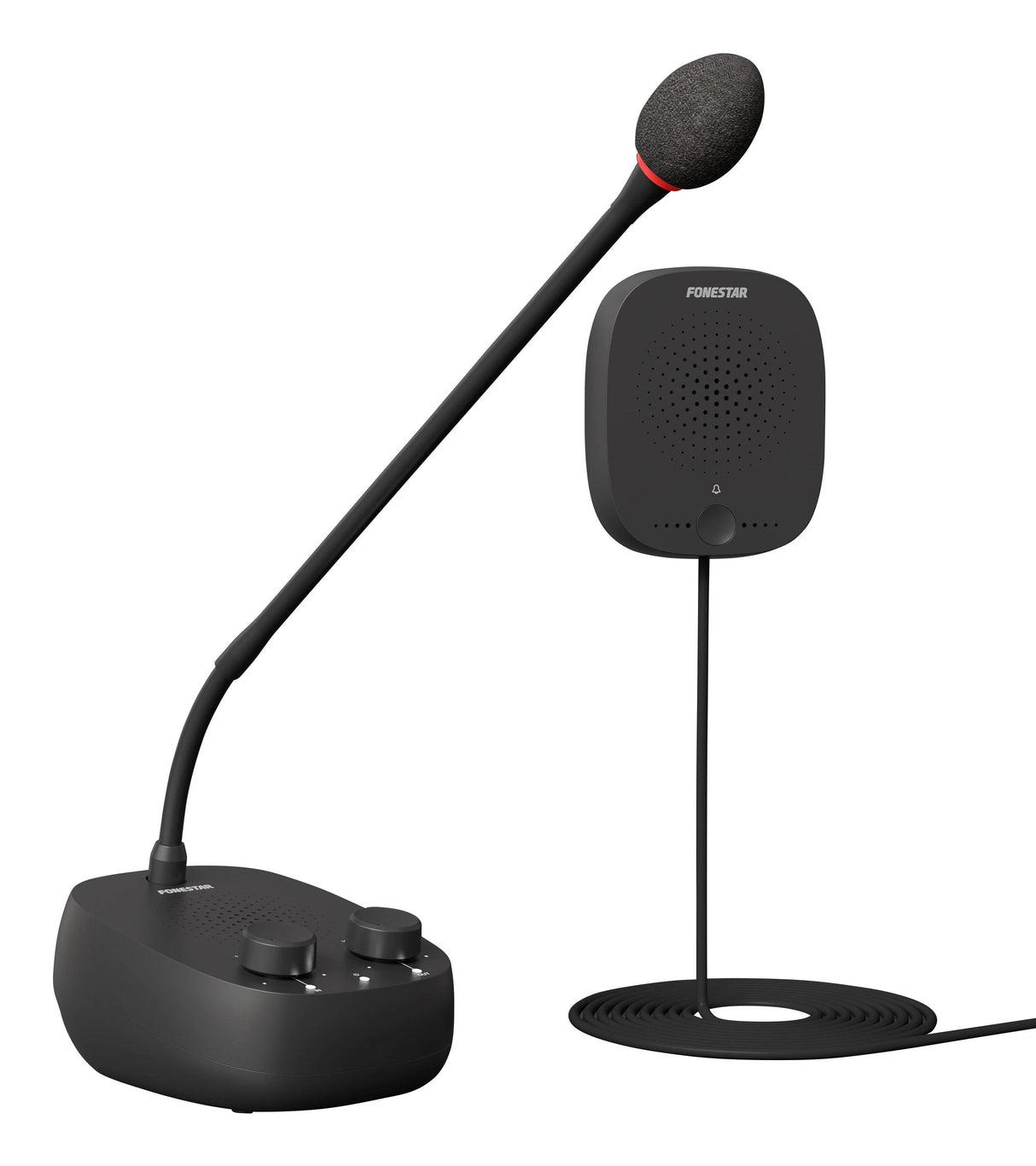 EAN 8422521011600 - Fonestar INTERFON-V micrófono Negro Microphone set imagen 1