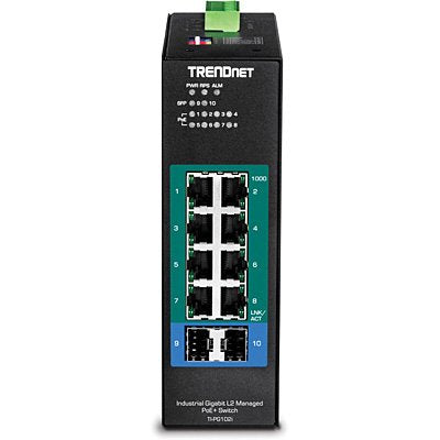 EAN 0710931161342 - Trendnet TI-PG102I switch Gestionado L2 Gigabit Ethernet (10/100/1000) Energía sobre Ethernet (PoE) Negro imagen 2