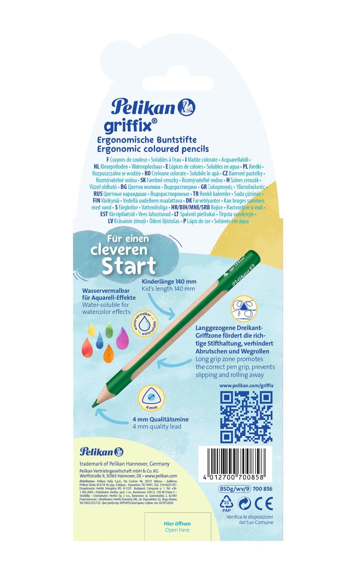 Pelikan 700856 Lápices De Colores 9 Pieza(S)