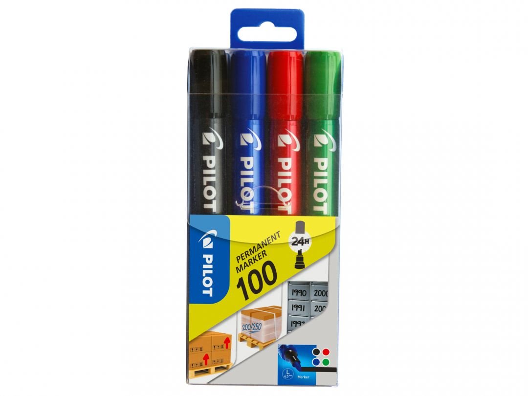 Pilot Pen Permanentmarker 1.0 Mm Multicolor