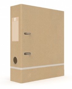 Oxford Archivador Anchura Del Lomo 8 Cm Din A4 Cartón Beige