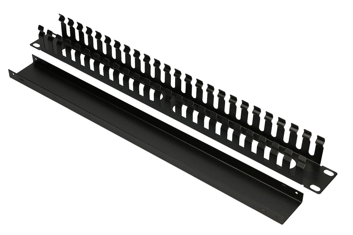 EAN 5902560369700 - Extralink CABLE MANAGER WITH METAL COVER Panel de gestión de cables Negro imagen 3