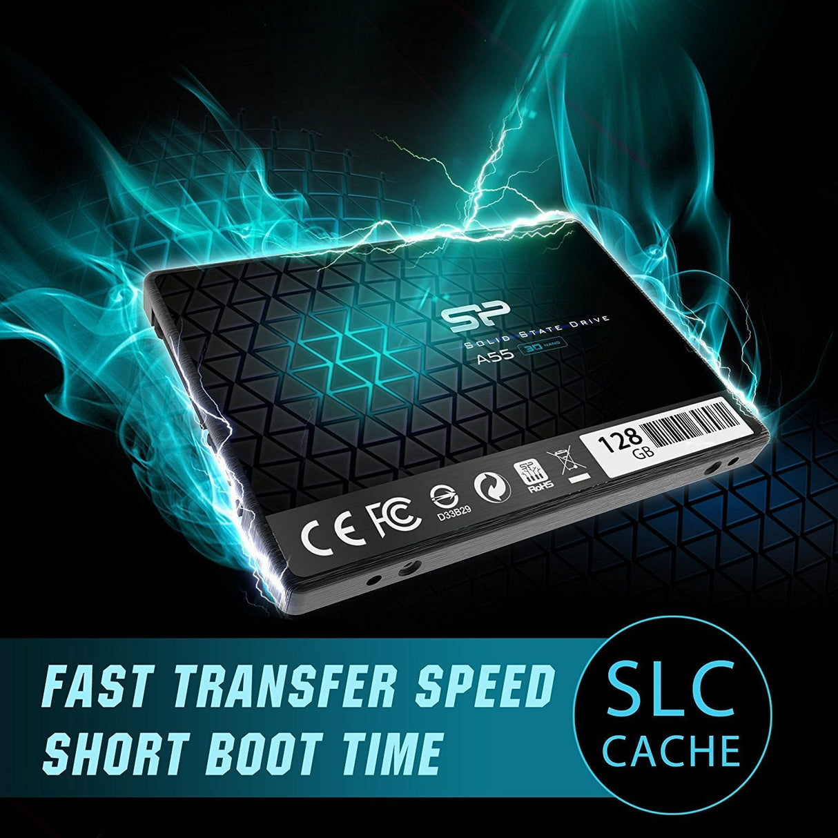 EAN 4712702659108 - Silicon Power Ace A55 128 GB 2.5" Serial ATA III SLC imagen 3