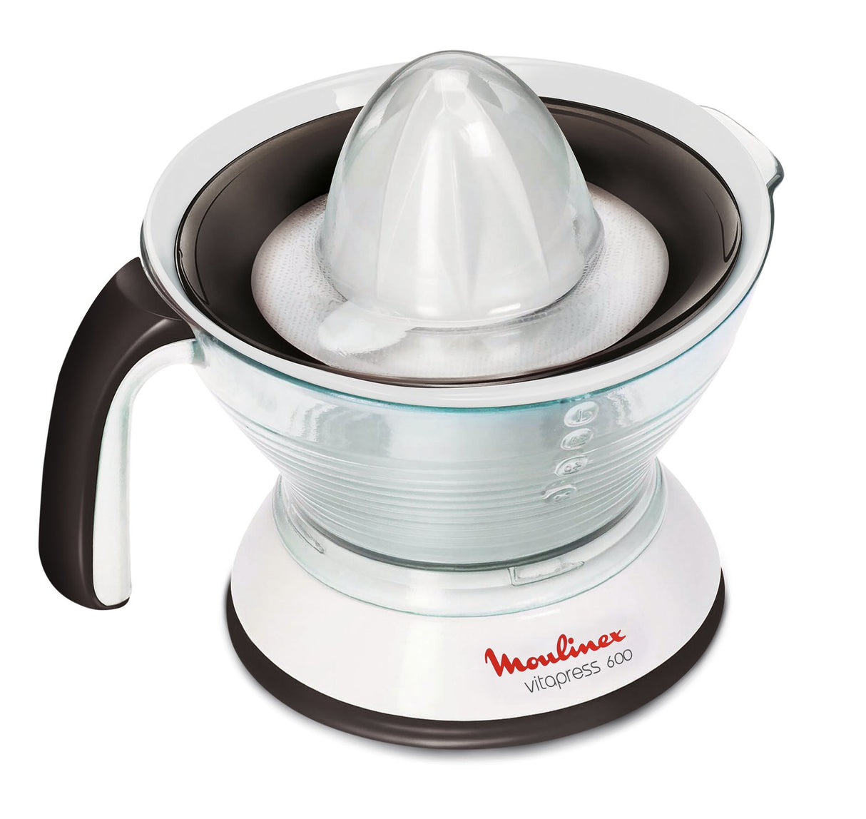EAN 3045386373543 - Moulinex PC300B prensa de cítricos eléctricos 25 W Blanco, Gris imagen 1