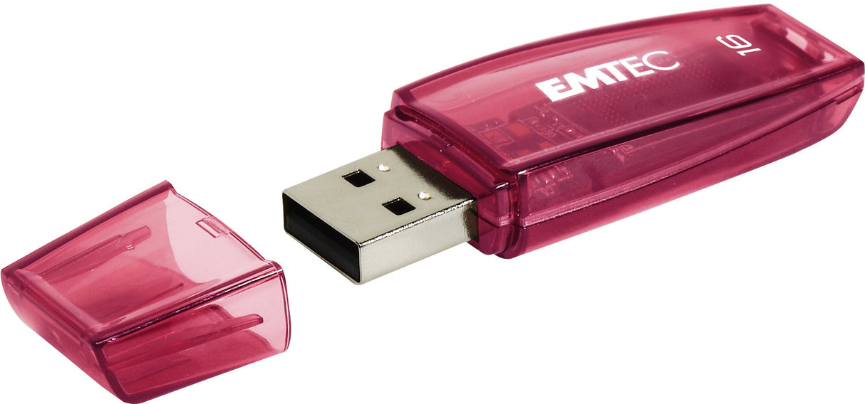 Pendrive Emtec Usb-Stick 16 Gb C410 Usb 2.0 Color Mix Rot