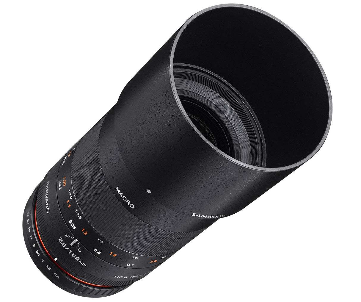 Samyang F1112309101 - Objetivo Fotográfico Dslr Para Micro Cuatro Tercios As If Umc (Distancia Focal Fija 100mm, Apertura F/2.8-32, Diámetro Filtro: 67mm), Negro
