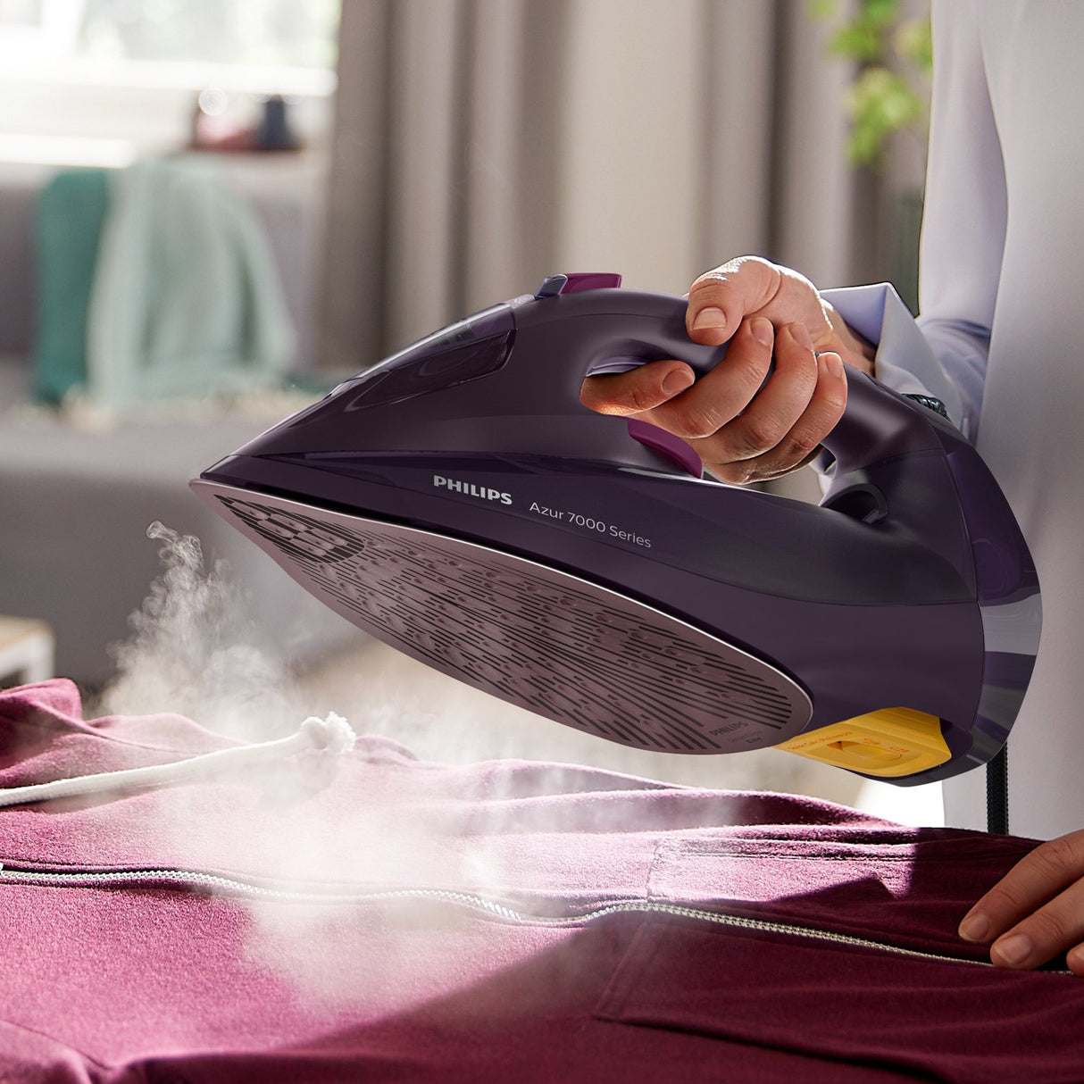 EAN 8720389016158 - Philips 7000 series DST7061/30 plancha Plancha a vapor Suela SteamGlide Elite 3000 W imagen 8