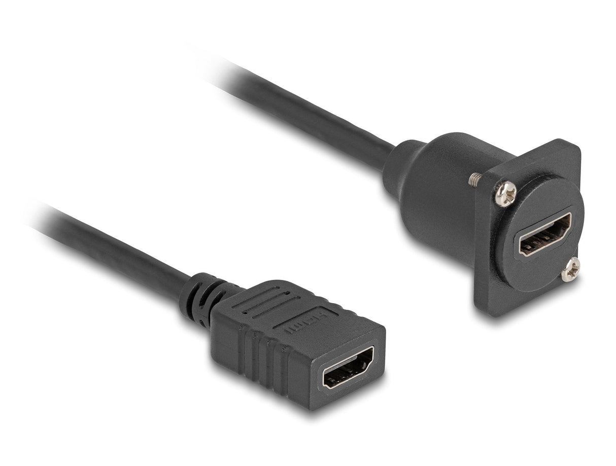 Cable Tipo D Delock Toma Hdmi > Toma Hdmi Negro, 20 Cm