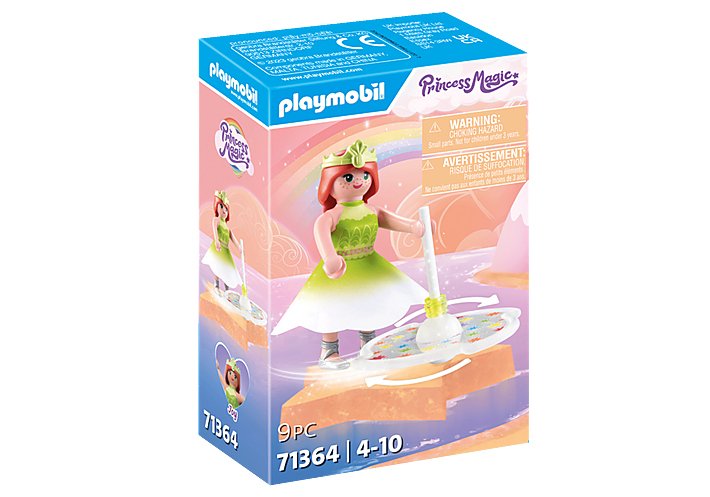 Playmobil 71364 Princesa Magic Peonza Arcoíris Celestial Con Princesa, Juguete De Construcción