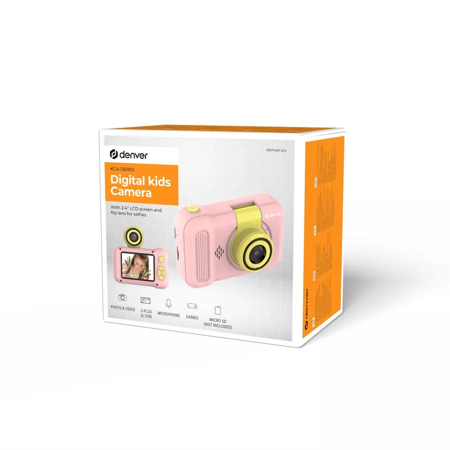 Camara Digital Infantil Denver Kca 1351ro 2" Lcd