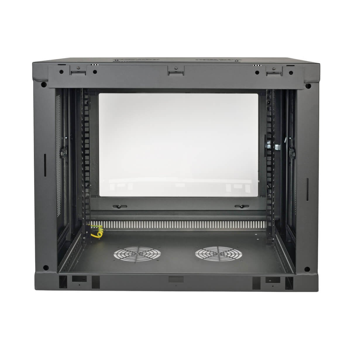 Eaton Tripp Lite Smartrack 9u Low-Profile Switch-Depth Wall-Mount Mini Rack Enclosure Clear Acrylic Window