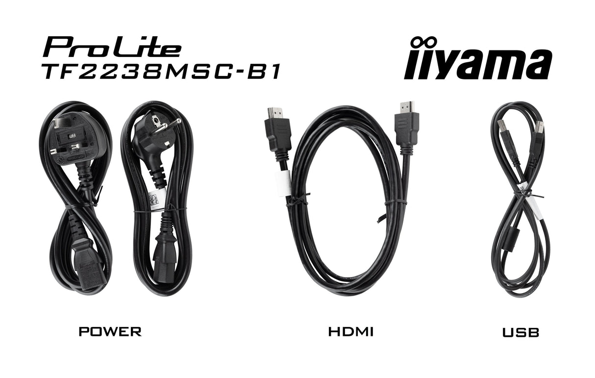 EAN 4948570121618 - iiyama TF2238MSC-B1 pantalla para PC 53,3 cm (21") 1920 x 1080 Pixeles Full HD LED Pantalla táctil Negro imagen 17