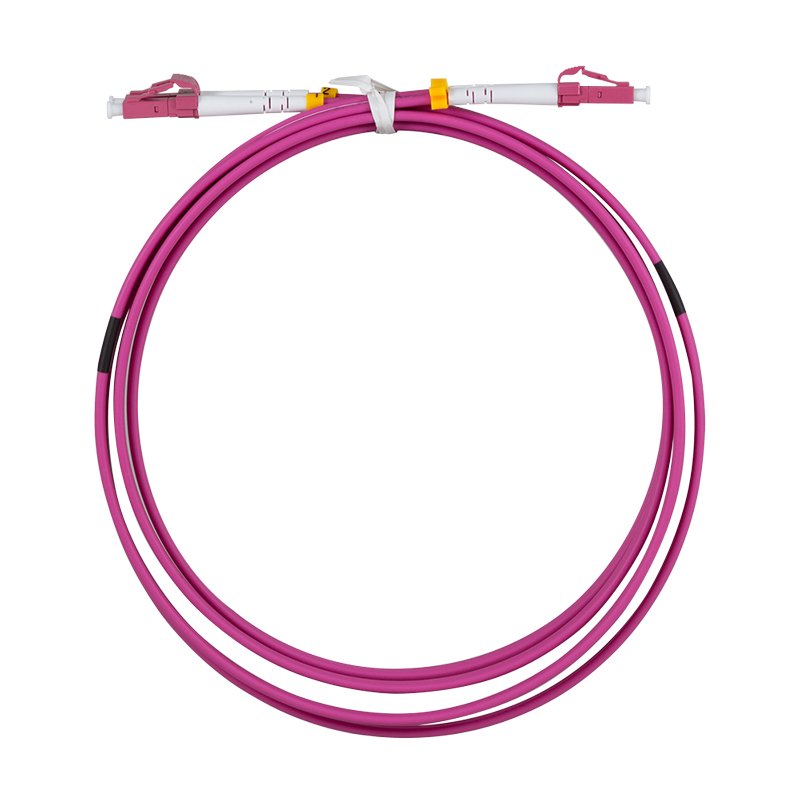 Logilink Steel Armored Fiber Patch Cord Om4, Duplex Lc Upc - Lc Upc, 1.0 M