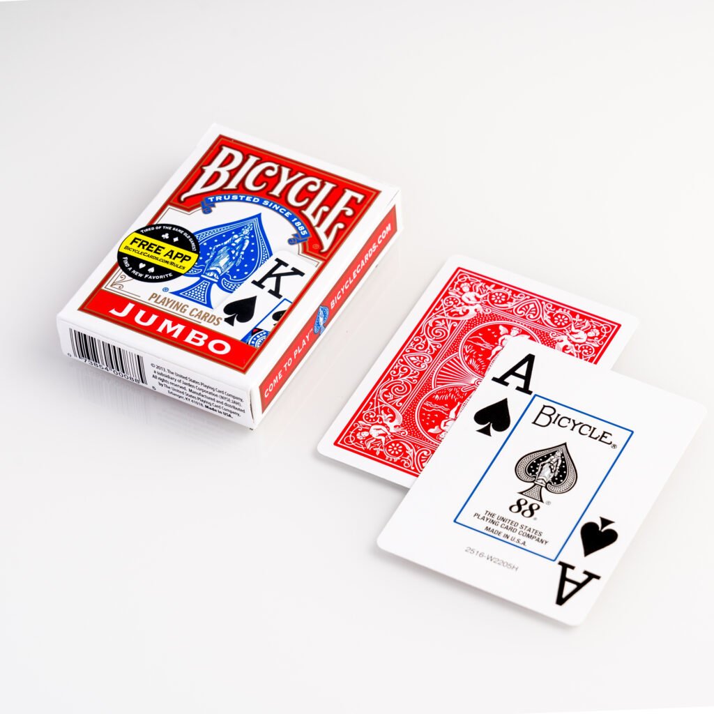EAN 0073854600887 - Bicycle Jumbo Rider Back juego de cartas 56 pieza(s) imagen 3