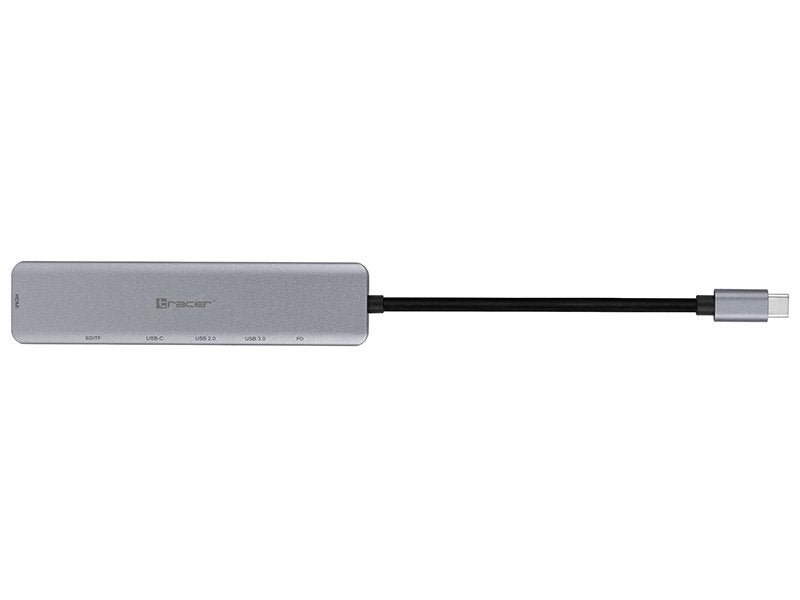 EAN 5907512868638 - Tracer TRAPOD46997 base para portátil y replicador de puertos USB Tipo C Aluminio imagen 3