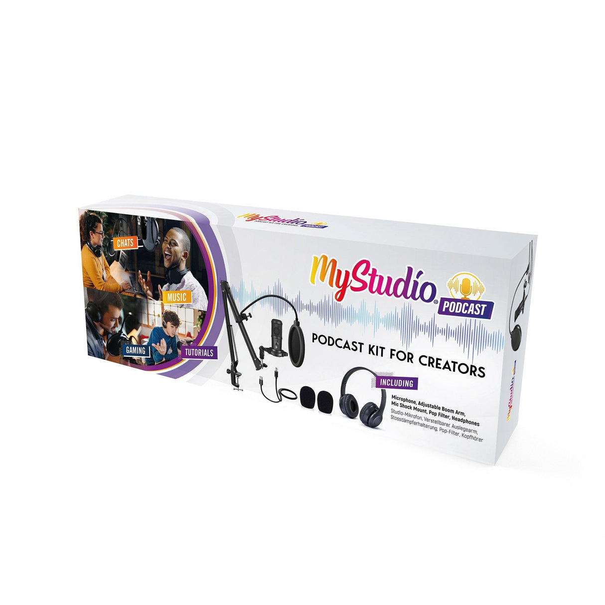 Easypix 62021 Micrófono Negro De Estudio